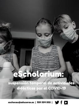 eScholarium: suspensión temporal de actividades didácticas por el COVID-19